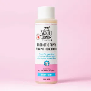 Skout's Honor Probiotic Happy Puppy Shampoo & Conditioner 16-oz For Dogs & Cats