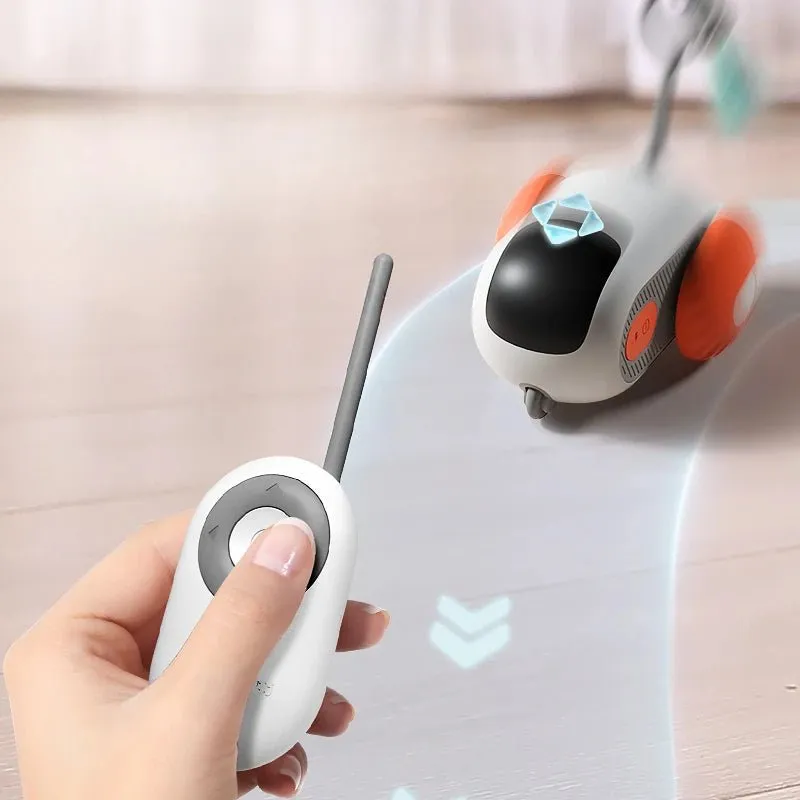 Smart Sports Car Cat Toys That Move - Remote Control Interactive Cat Toys USB Charging