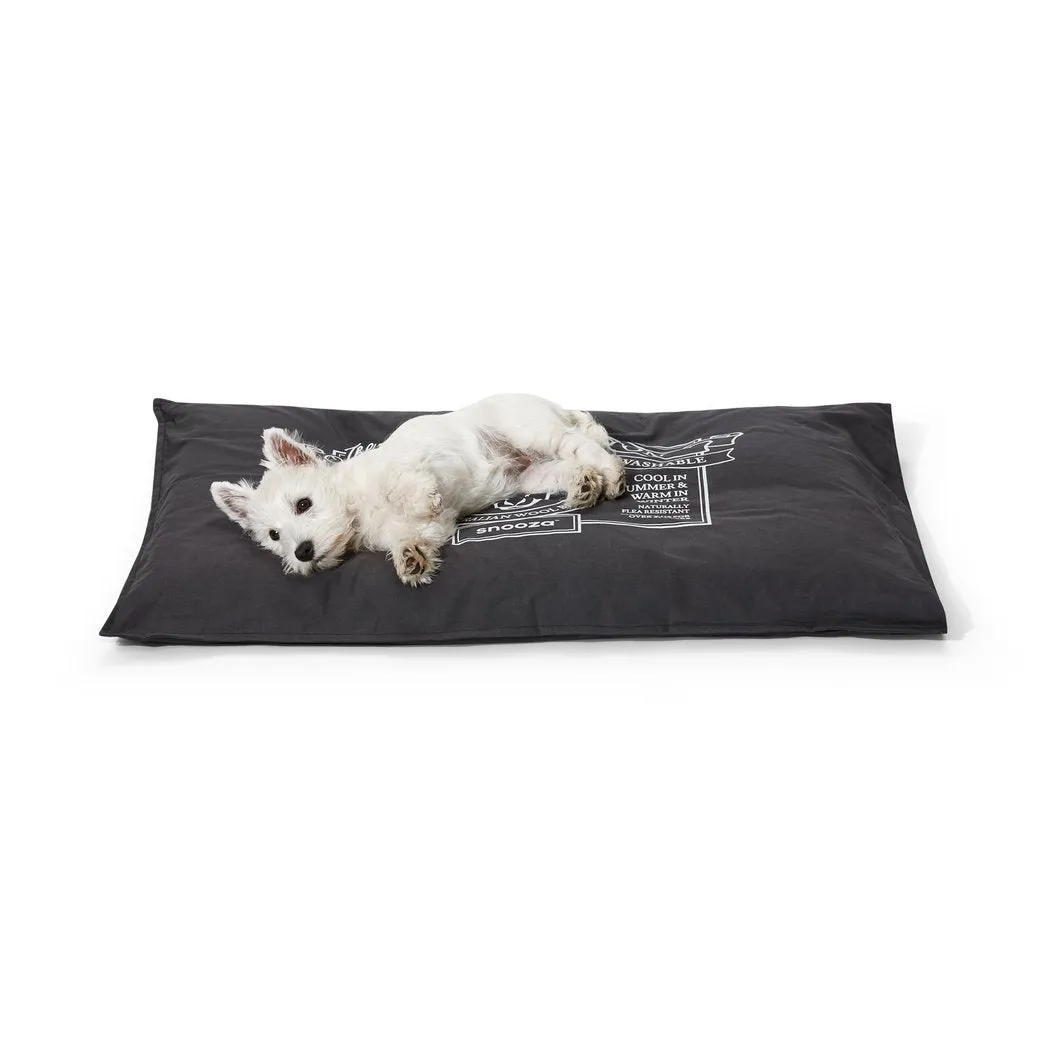 Snooza Organic Pet Futon Charcoal Dog Bed Original^^^