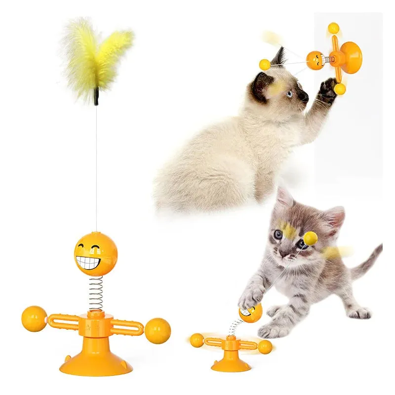 Spinning Windmill Cat Toy