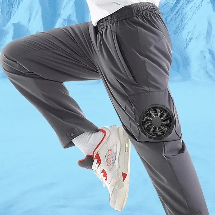 Summer Cooling Solution For Fishing With Smart Air-Conditioned Fans Cooling Pants for Outdoor Fishing