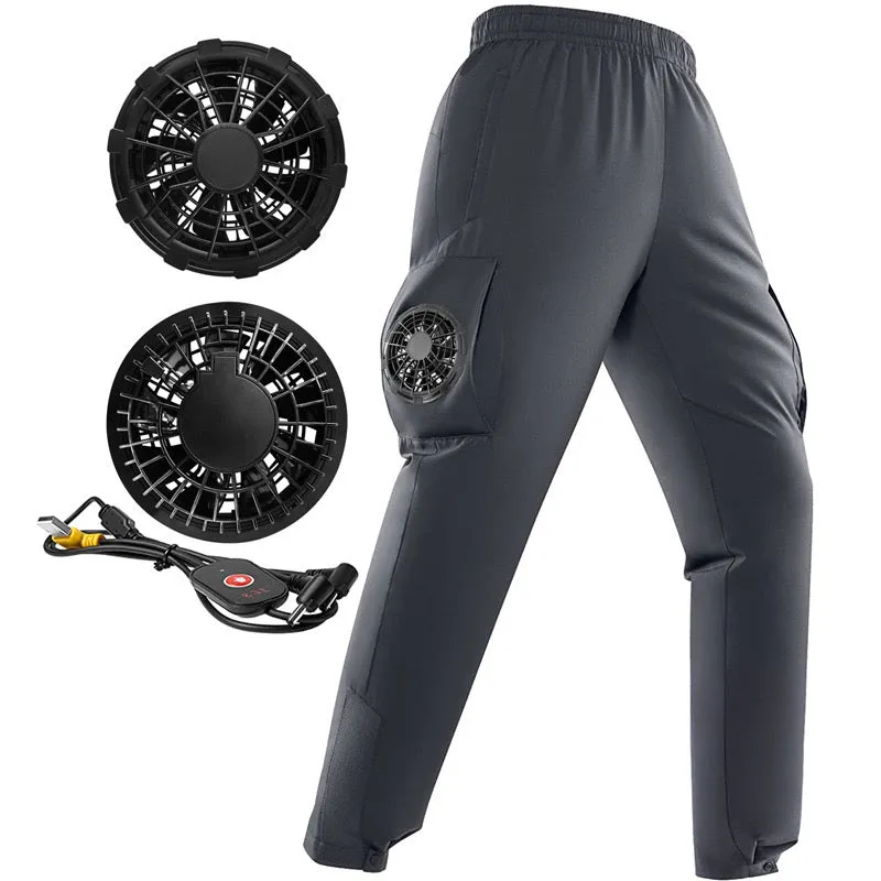 Summer Cooling Solution For Fishing With Smart Air-Conditioned Fans Cooling Pants for Outdoor Fishing
