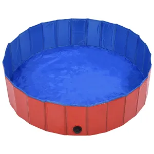 vidaXL Dog Swimming Pool Foldable Dog Pool Pet Paddling Pool Bath Tub PVC
