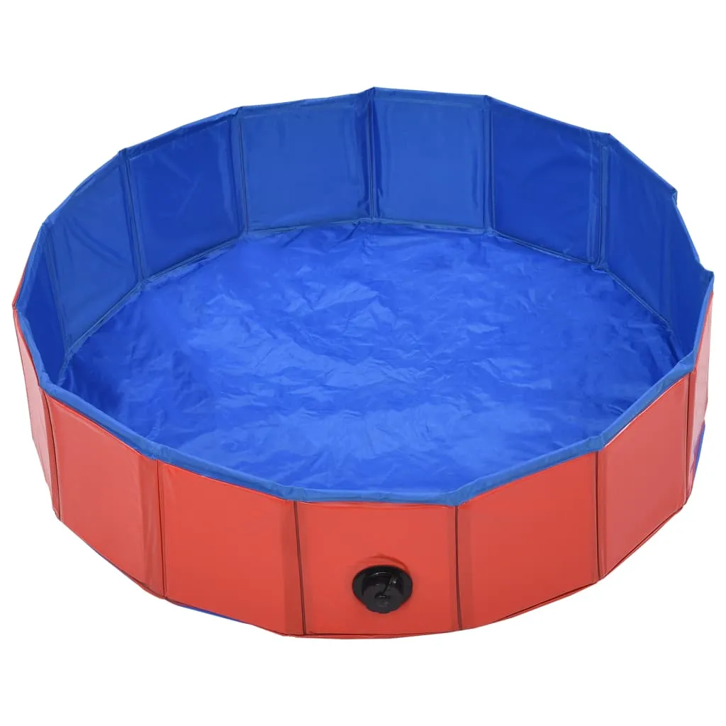 vidaXL Dog Swimming Pool Foldable Dog Pool Pet Paddling Pool Bath Tub PVC