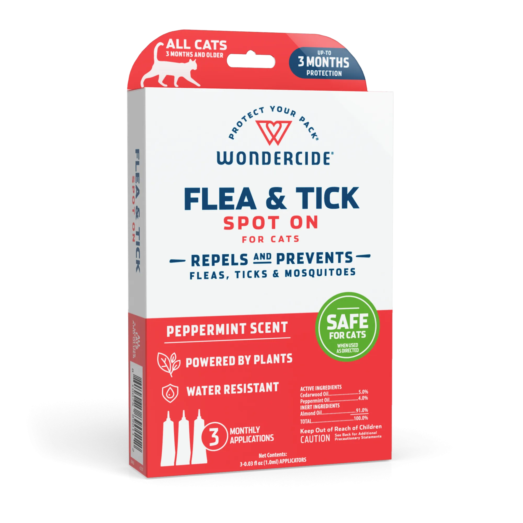 Wondercide Cat Flea and Tick Spot On Peppermint