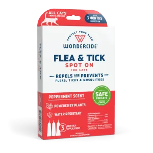 Wondercide Cat Flea and Tick Spot On Peppermint